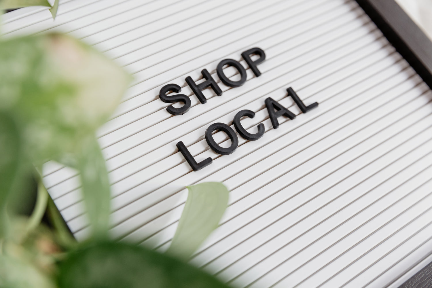 Shop local, bringing local to global, minimalistic, simplistic